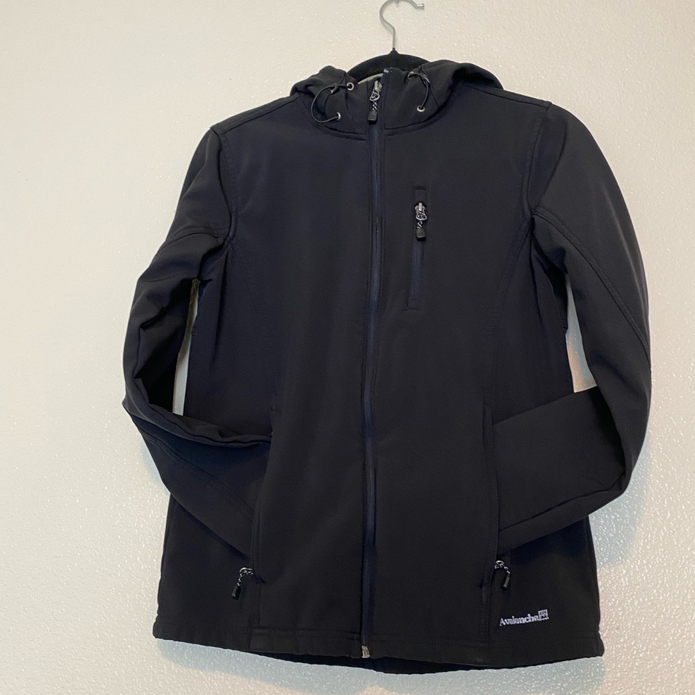 Women’s Avalanche Black Hooded Jacket Size S